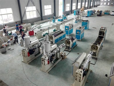 塑料管生产线厂家、天信泰塑机(在线咨询)、塑料管生产线