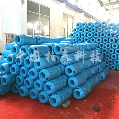 滚塑加工橡胶管浮体 疏浚管道浮体 抽沙船配套浮体