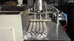 邓氏ds a400铝管材切割机操作方法